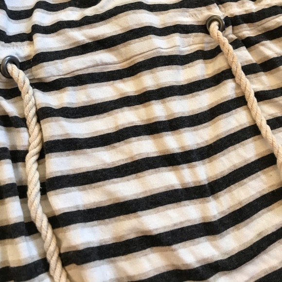 **LAST CHANCE!! Ella Moss Striped Drawstring Waist Dress - Picture 2 of 6